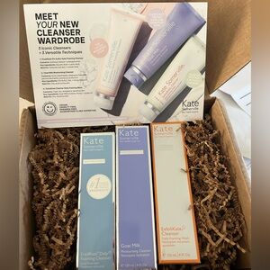 Kate Somerville cleansers Eradikate acne, Goat milk moisturizing exfolikate foam